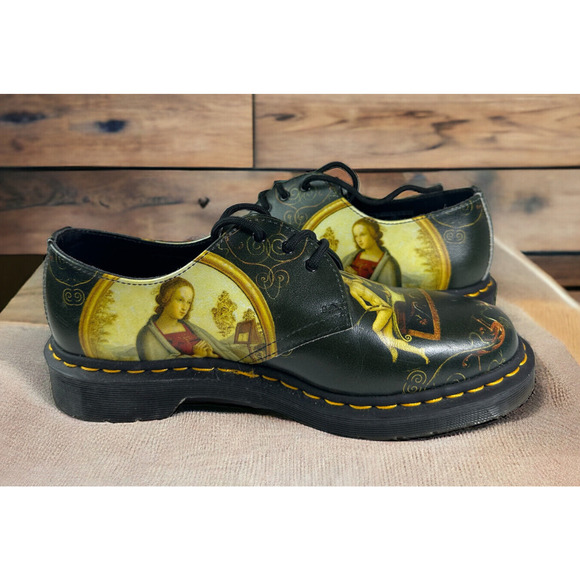 Dr. Martens DI PAOLO 1461 Shoes HTF RARE Museum Collection Art Oxfords *Flaw* - Picture 15 of 15